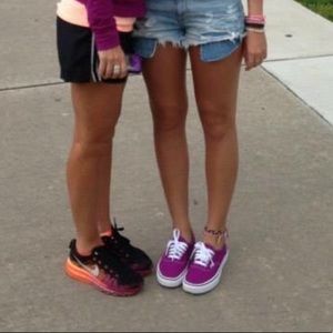 Cute purple vans!